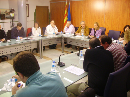 Els regidors de l'Ajuntament de Palamós, en una sessió plenària.