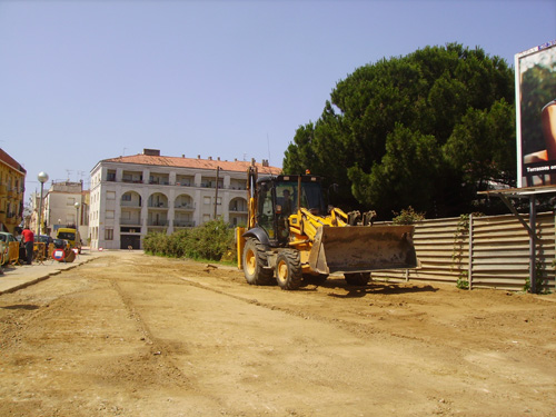 Les obres que han començat avui.