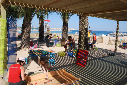 La nova ludoteca de la platja de Sant Antoni.