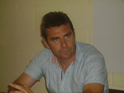 L'entrenador del Palamós CF, Jordi Condom.