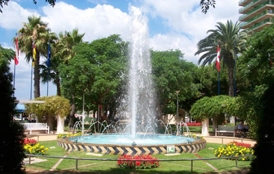 El brollador del passeig, en una imatge d'arxiu.