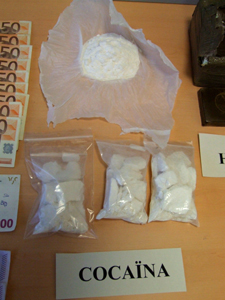 Estupefaents incautats pels Mossos d'Esquadra, en una imatge d'arxiu.