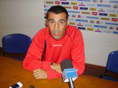 Raül Agné, divendres a Palamós.