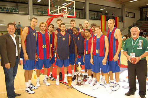 El Regal Barcelona en el torneig jugat recentment a Alemanya.