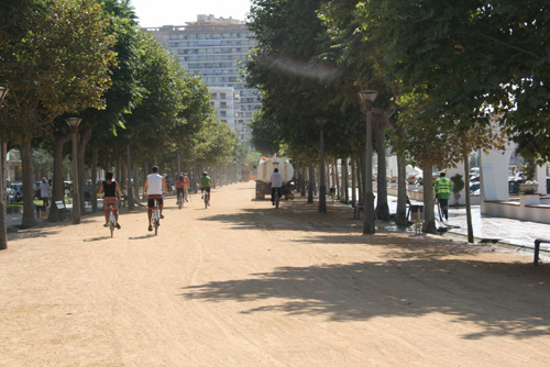 El passeig del Mar de Palamós, aquest estiu.