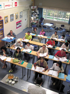 Alumnes d'un curs organitzat pel Grup Costa Brava Centre.