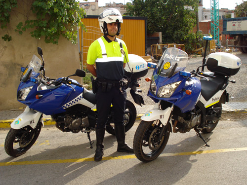 Les noves motos de la Policia Local de Palamós.