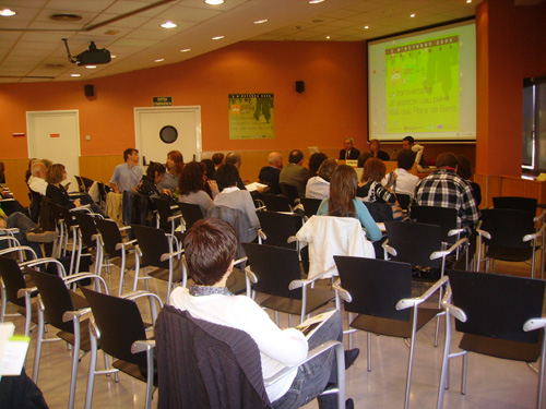 Un moment de la jornada de treball d'aquest matí.