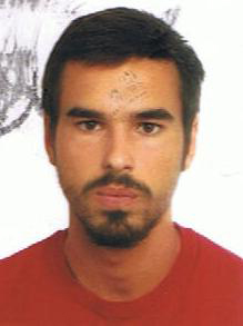 El jugador del Palamós Club de Futbol, Fernando Echenique.