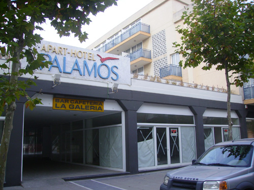 L'Aparthotel Palamós, aquesta tarda.