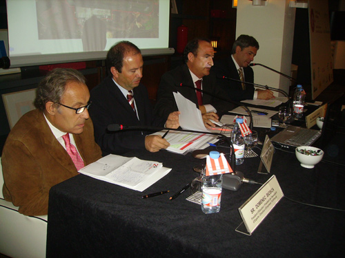 Els ponents de l'acte celebrat avui.