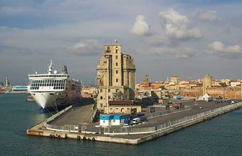 Imatge del port de la ciutat italiana de Liorna.