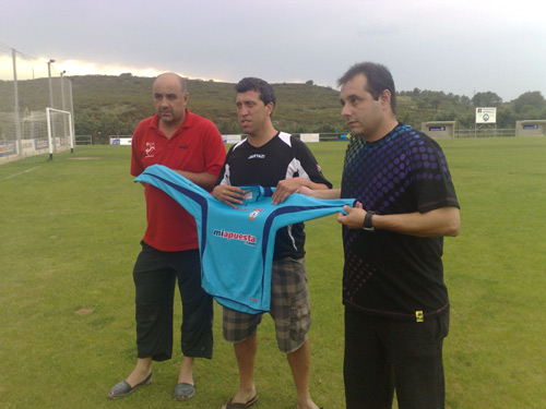 El Camp del Vilajuïga, amb el seu Tècnic, Napo al centre de l'imatge.