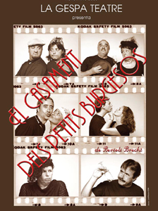 Cartell promocional de la nova obra de Gespa Teatre.