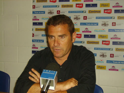 L'entrenador del Palamós, Jordi Condom, s'ha mostrat satisfet amb l'actitud dels jugadors.