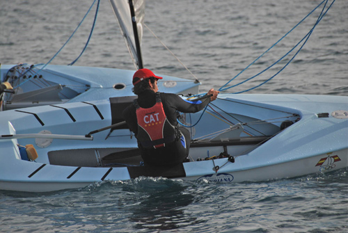 Àlex Muscat, el millor català en aquesta 33ena edició de la Christmas Race. Foto: Alfred Farré.