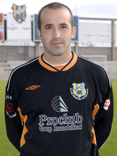 Joan Bayona, porter i capità de la plantilla del Palamós.