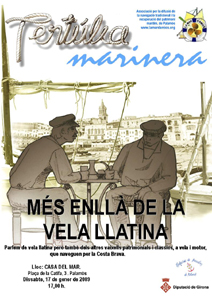 Cartell de la tertúlia marinera organitzada per La Mar d'Amics.