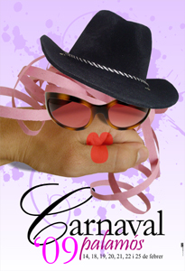 Cartell del Carnaval de Palamós 2009.
