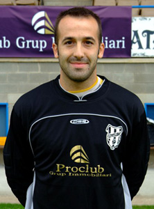 El capità del Palamós CF, Joan Bayona.