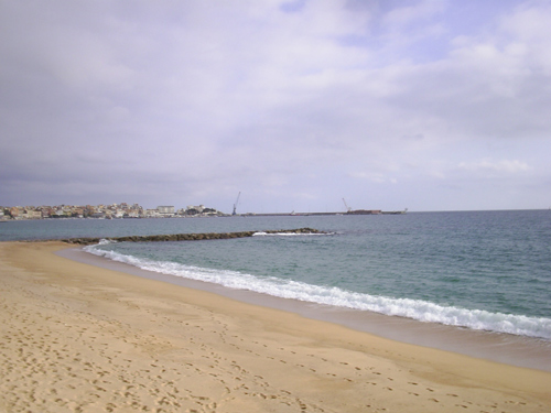 El port de Palamós, avui ja sense la imatge dels ferris.