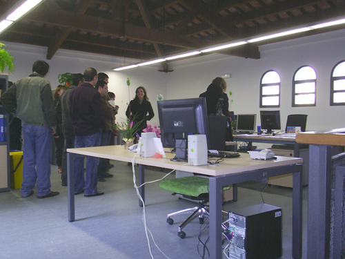 El nou local de Medi Ambient, el dia de la inauguració.