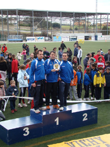 L'equip sènior, campió gironí de cros per equips.