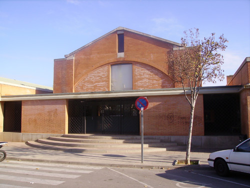 Accés principal a l'IES Palamós.