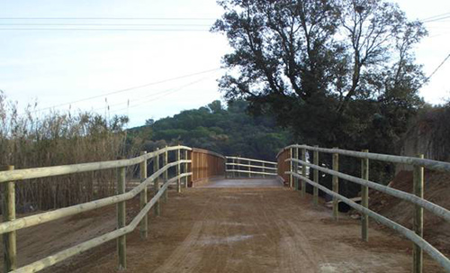 La via verda Palamós-Palafrugell.