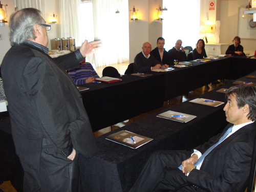 Un moment de l'acte que s'ha fet aquest matí a l'hotel Trias.