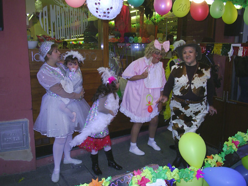 Un dels comerços ambientats, aquesta tarda.