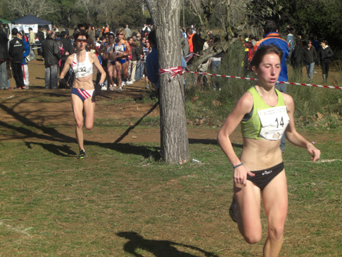 L'atleta Elena Fonalleras, en primer terme.