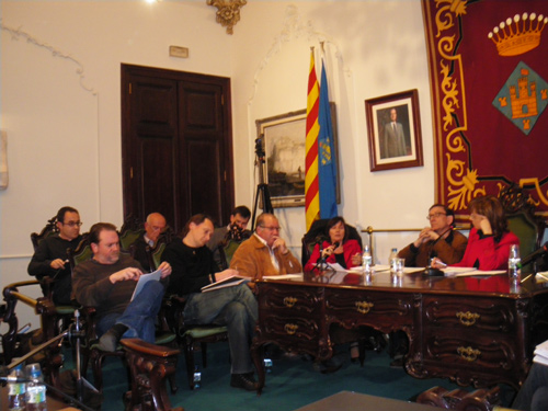 El Ple municipal celebrat ahir a la nit.