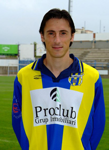 Santi Celaya va marcar dos gols per al Palamós CF.