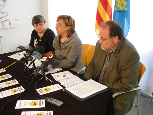 Fuertes, Ferrés i Palet, presentant avui la campanya.