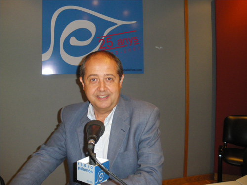 Felip Puig, avui a Ràdio Palamós.