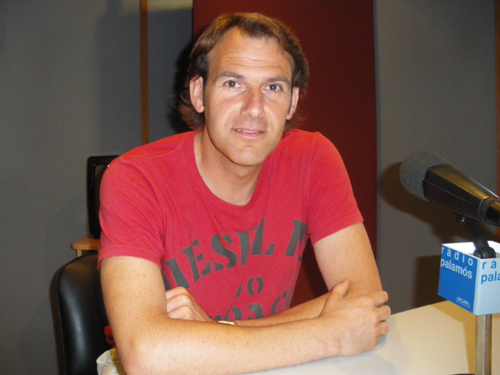 L'entrenador de la FE Palamós, Eduard Mas.