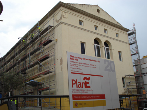 Les obres que es fan a La Gorga.