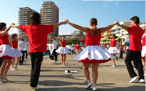 Imatge d'arxiu de la Trobada de Colles Sardanistes de Palamós.