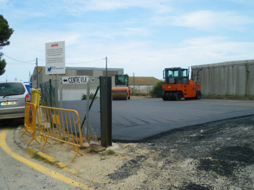 L'aparcament del Far, avui.