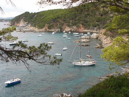 Una imatge de la cala Sanià.