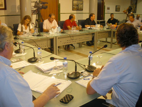 Un moment del Ple municipal del passat dimarts.