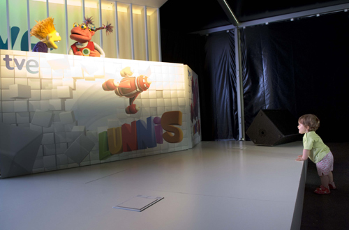 L'actuació dels Lunnis a la carpa dels 50 anys de TVE a Catalunya.