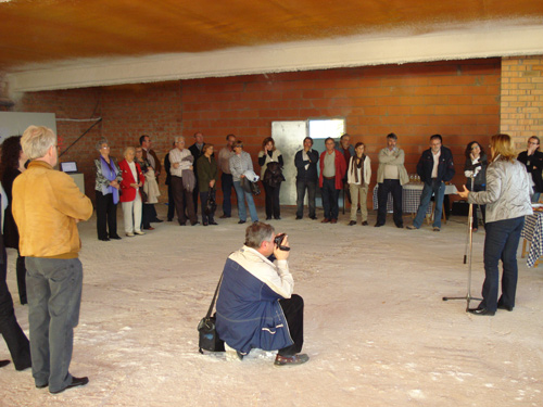 La sala que ocuparà l'Espai del Peix.