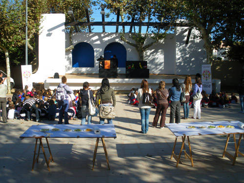 Un acte d'Oncolliga, dijous passat a l'Arbreda.