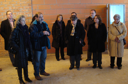 Lliurament dels diners a Palamós Solidari, ahir.