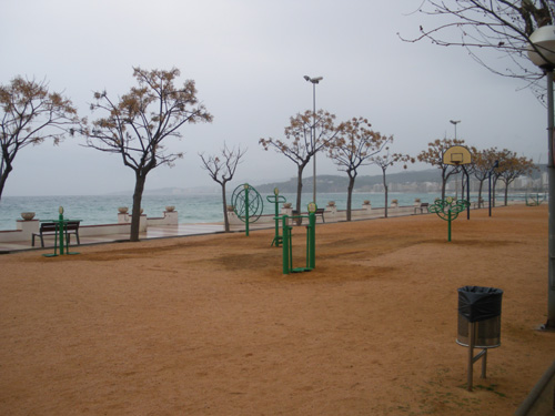 Els nous aparells gimnàstics.