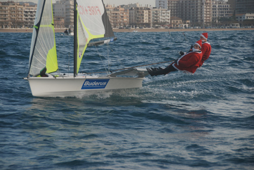 Una regata de l'última jornada de la Christmas Race.