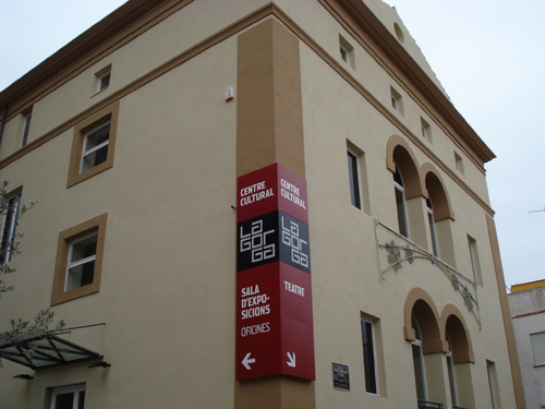 La nova imatge exterior del Centre Cultural La Gorga.