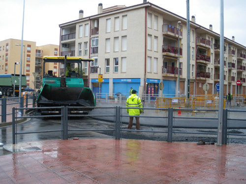 Les obres, aquesta mateixa tarda.